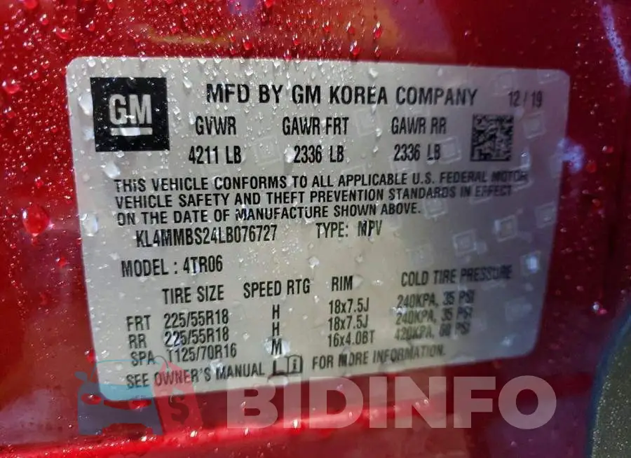 KL4MMBS24LB076727 Photo# 13