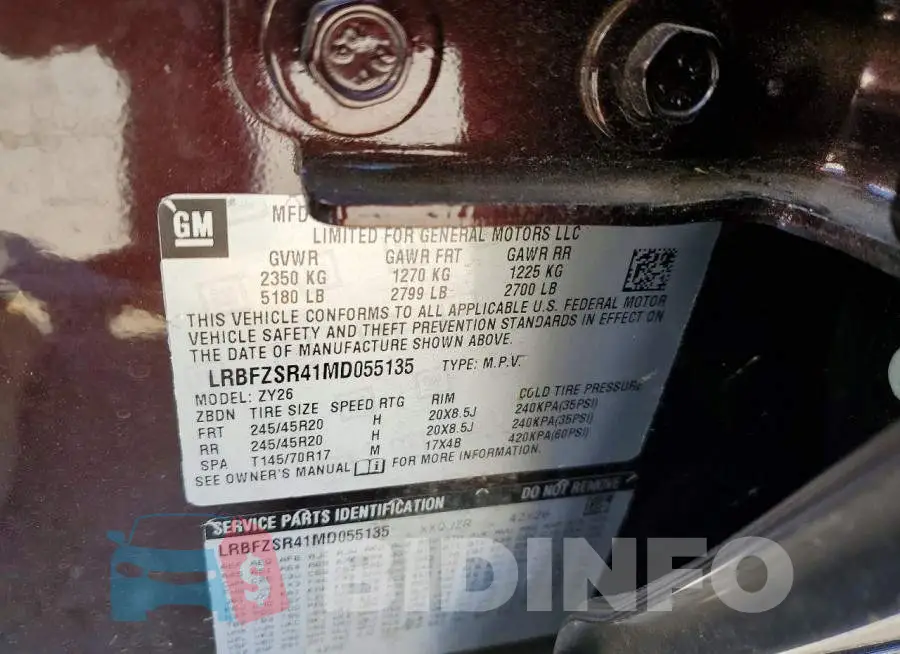 LRBFZSR41MD055135 Photo# 12
