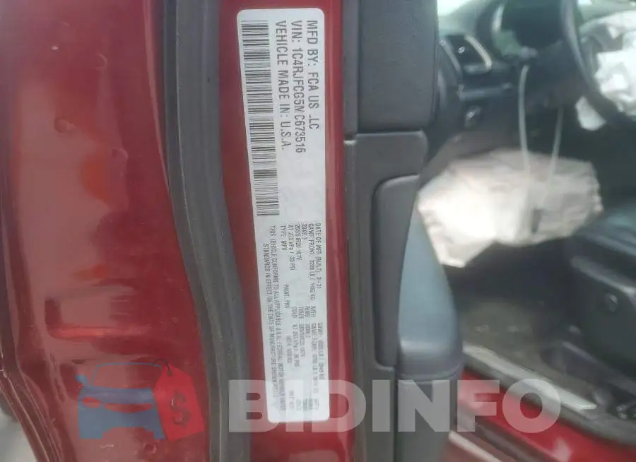 1C4RJFCG5MC673516 Photo# 13