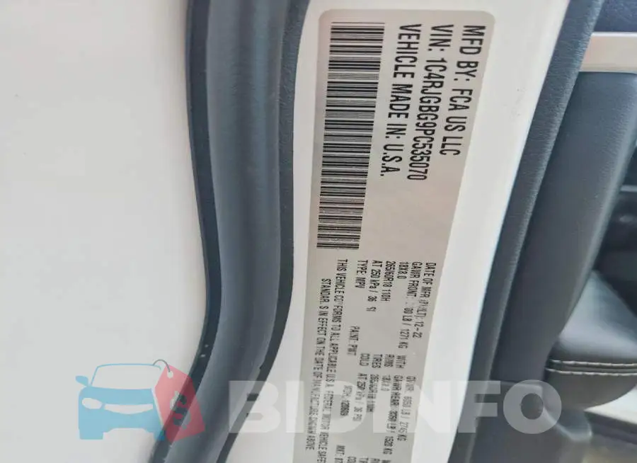 1C4RJGBG9PC535070 Photo# 13
