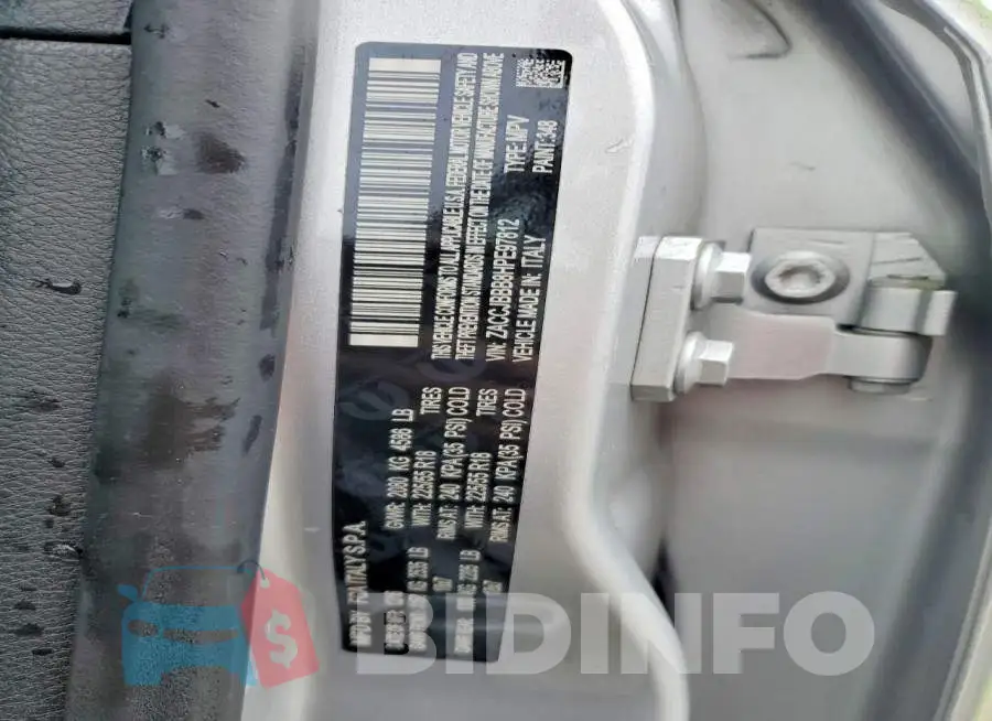 ZACCJBBB8HPE97812 Photo# 13