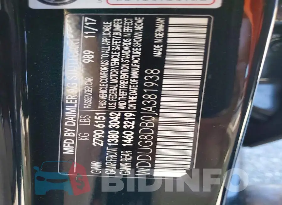 WDDUG8DB0JA381938 Photo# 12