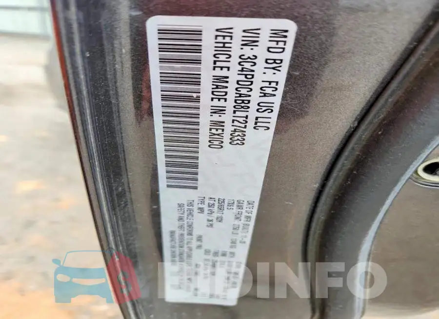 3C4PDCAB8LT274333 Photo# 13