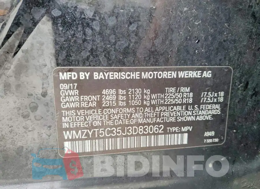 WMZYT5C35J3D83062 Photo# 12