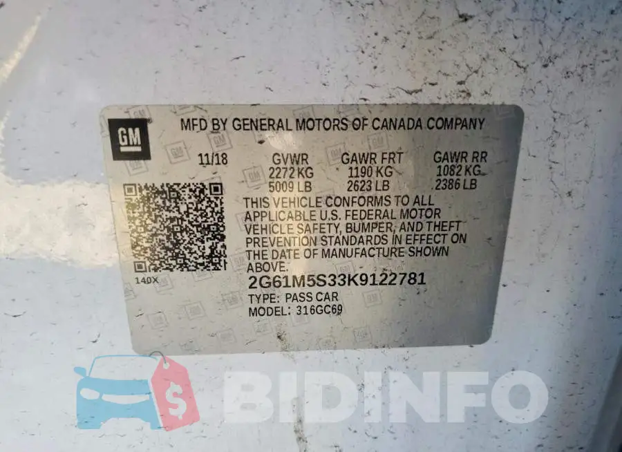 2G61M5S33K9122781 Photo# 12