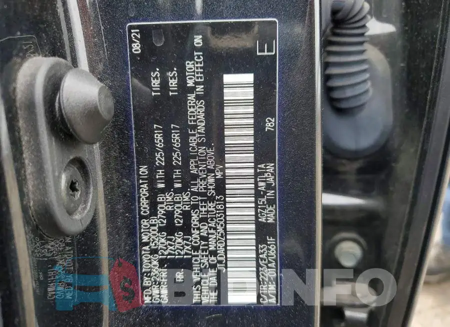 JTJDARDZ5M5031813 Photo# 13