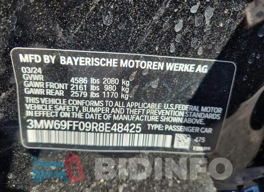 3MW69FF09R8E48425 Photo# 12