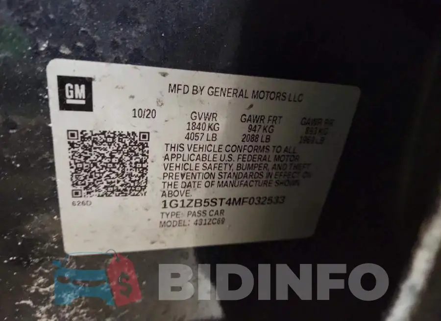 1G1ZB5ST4MF032533 Photo# 12
