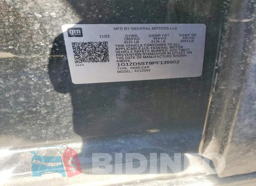 1G1ZD5ST9PF139902 Photo# 12
