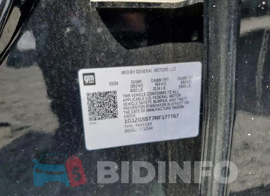 1G1ZG5ST7RF177767 Photo# 12