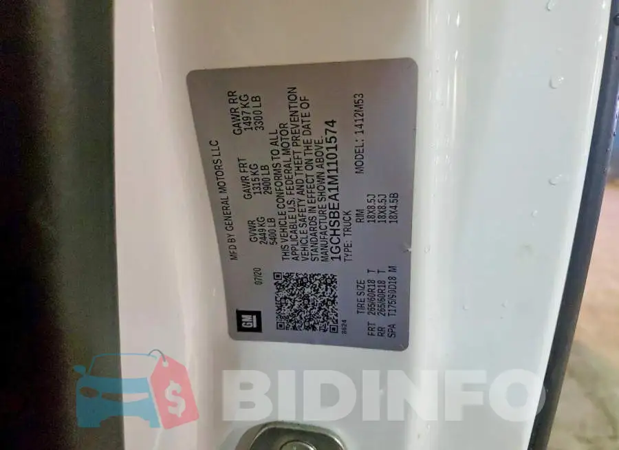 1GCHSBEA1M1101574 Photo# 12