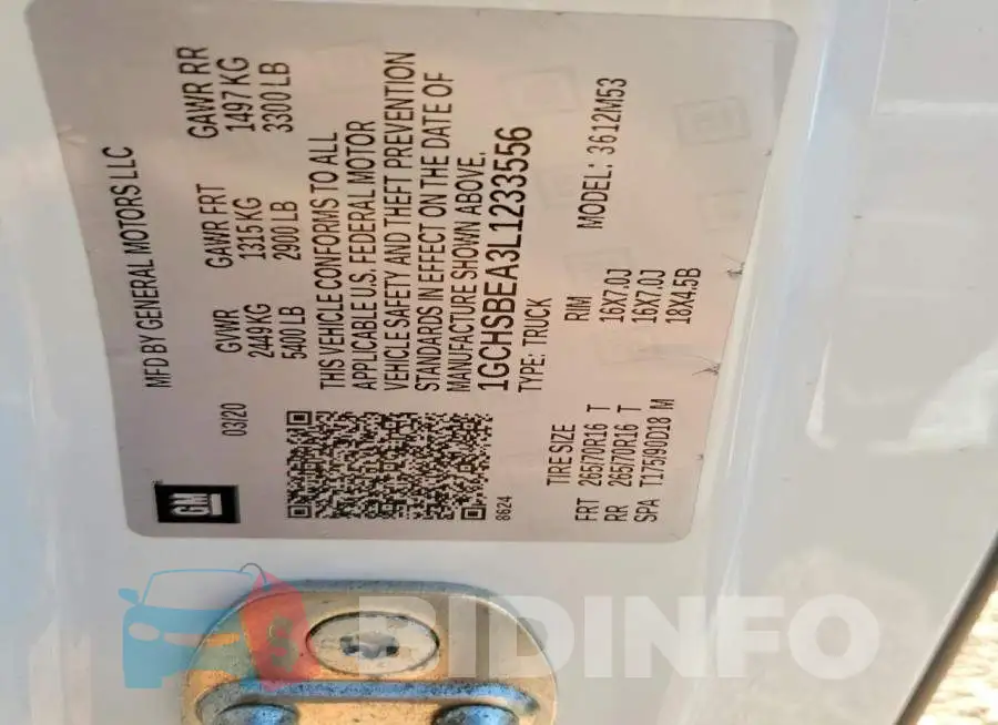 1GCHSBEA3L1233556 Photo# 12