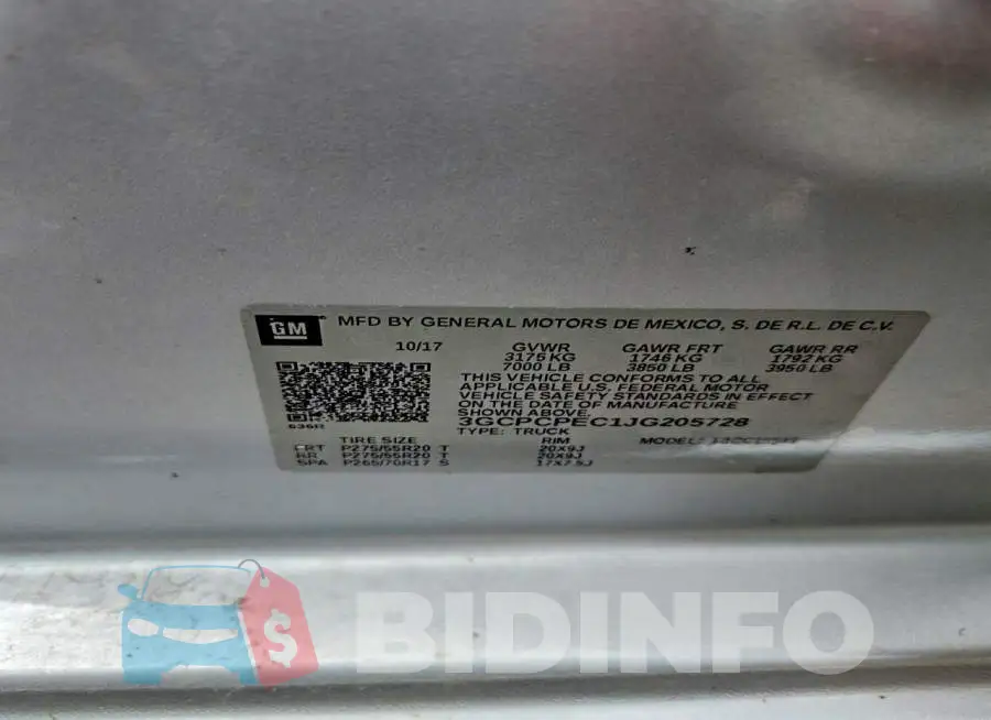3GCPCPEC1JG205728 Photo# 12