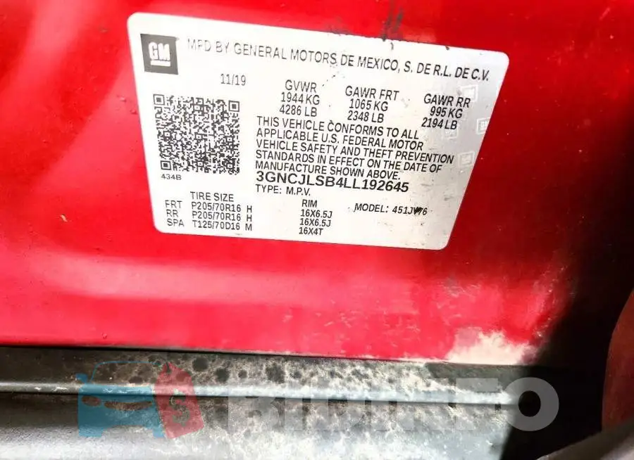 3GNCJLSB4LL192645 Photo# 12