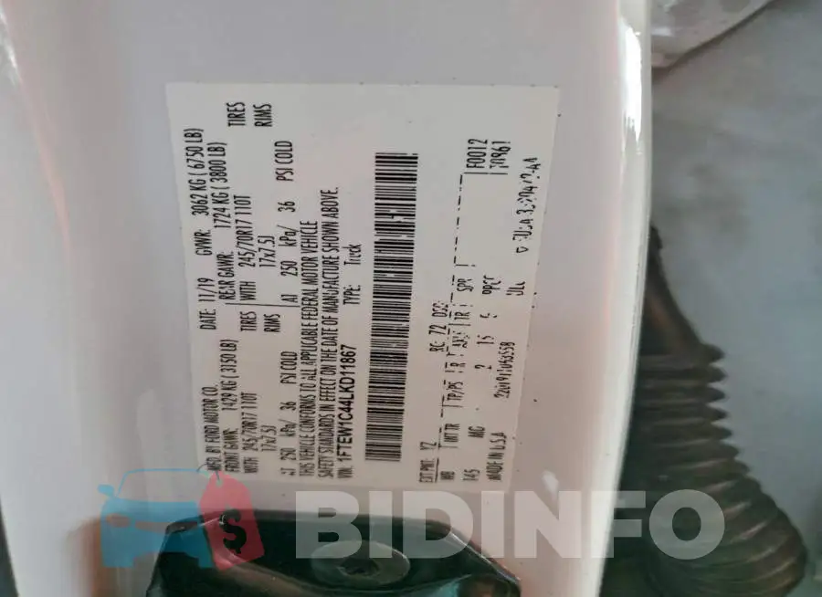 1FTEW1C44LKD11867 Photo# 14