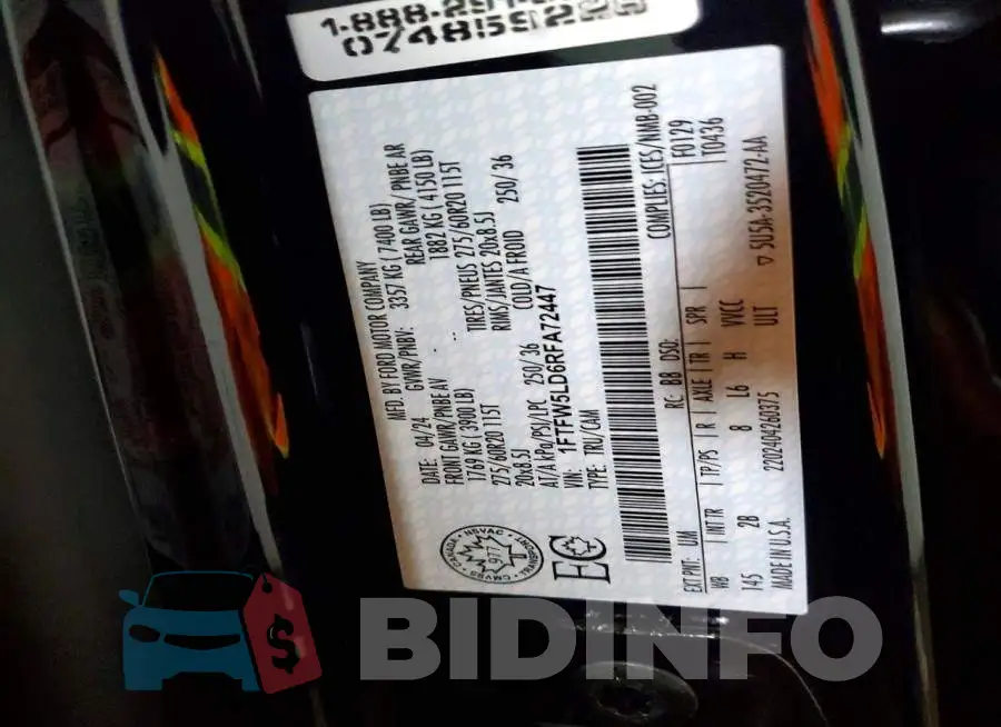 1FTFW5LD6RFA72447 Photo# 13