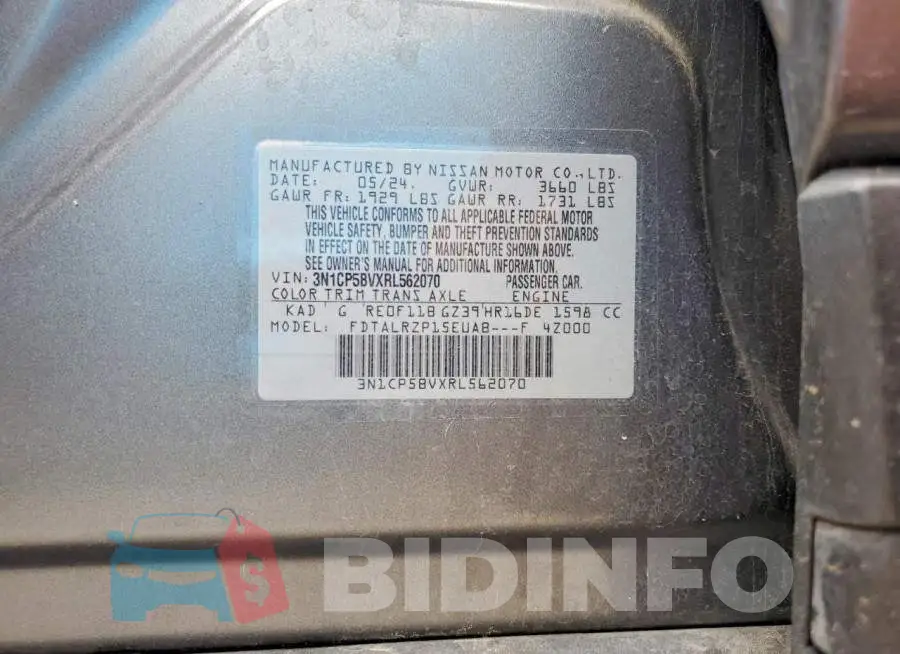 3N1CP5BVXRL562070 Photo# 12