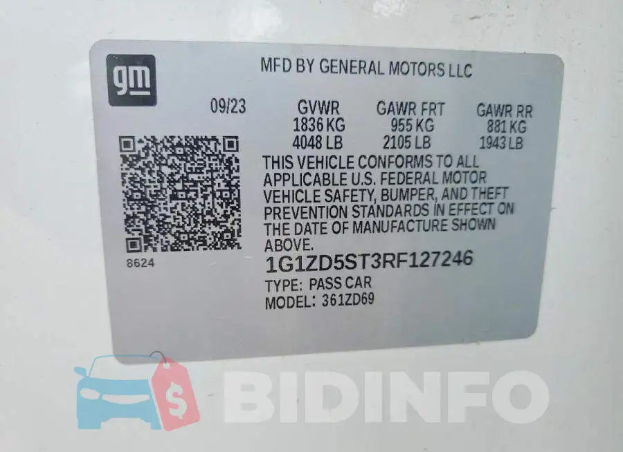 1G1ZD5ST3RF127246 Photo# 12
