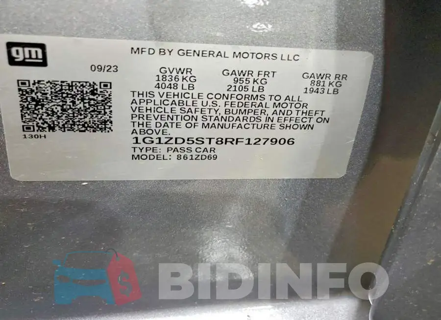 1G1ZD5ST8RF127906 Photo# 13