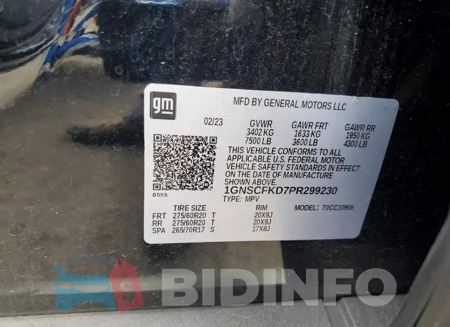 1GNSCFKD7PR299230 Photo# 13