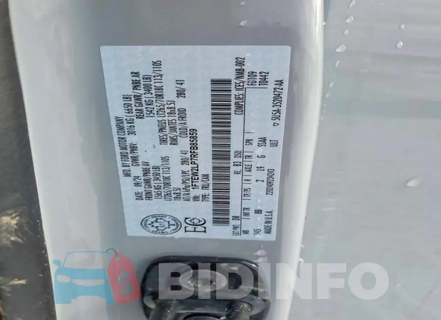 1FTEW2LP7RFB85859 Photo# 13