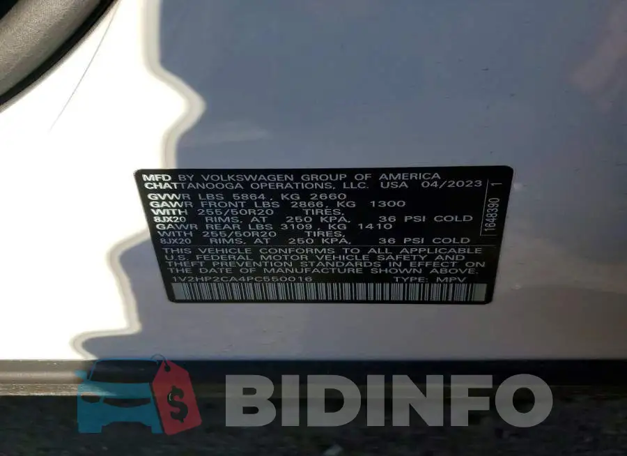 1V2HP2CA4PC550016 Photo# 13