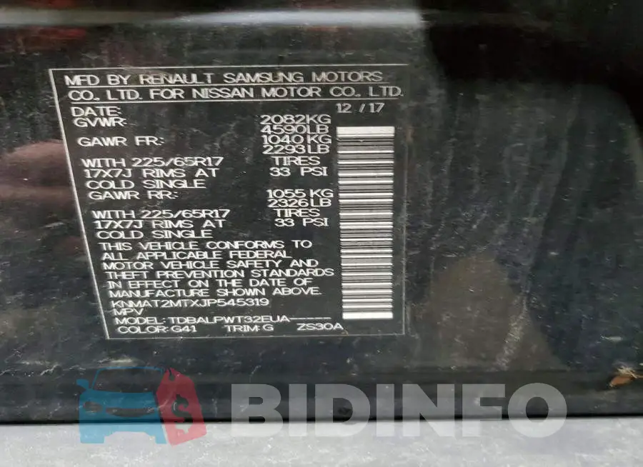 KNMAT2MTXJP545319 Photo# 13