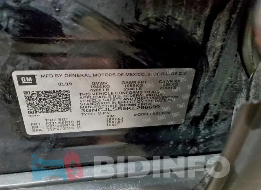 3GNCJLSB5KL266699 Photo# 14