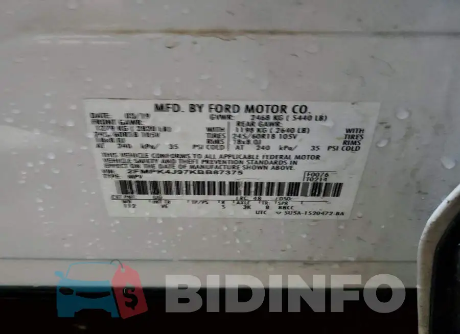 2FMPK4J97KBB87375 Photo# 13