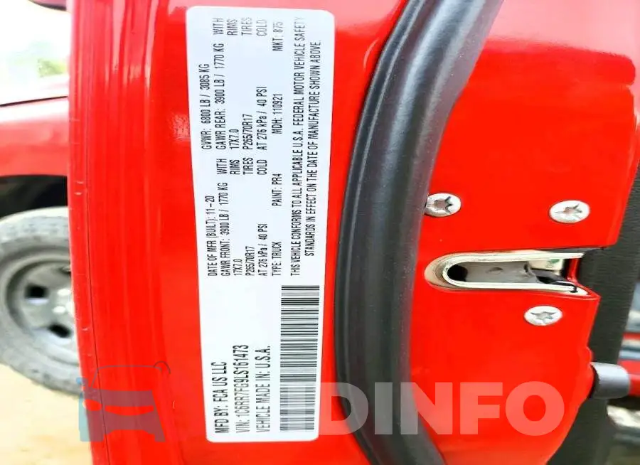 1C6RR7FG9LS161473 Photo# 13