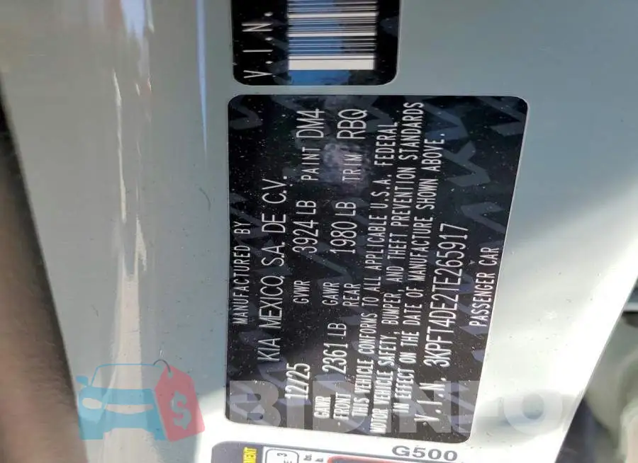 3KPFT4DE2TE265917 Photo# 13