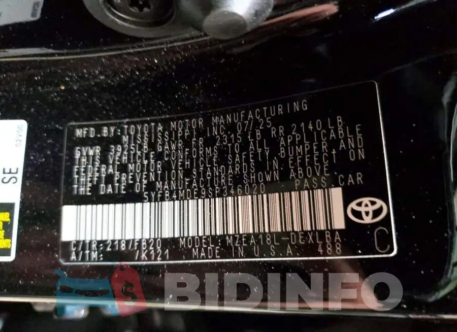 5YFB4MDE9SP346020 Photo# 12