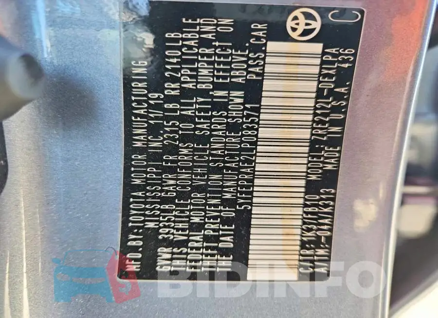 5YFEPRAE2LP083571 Photo# 12