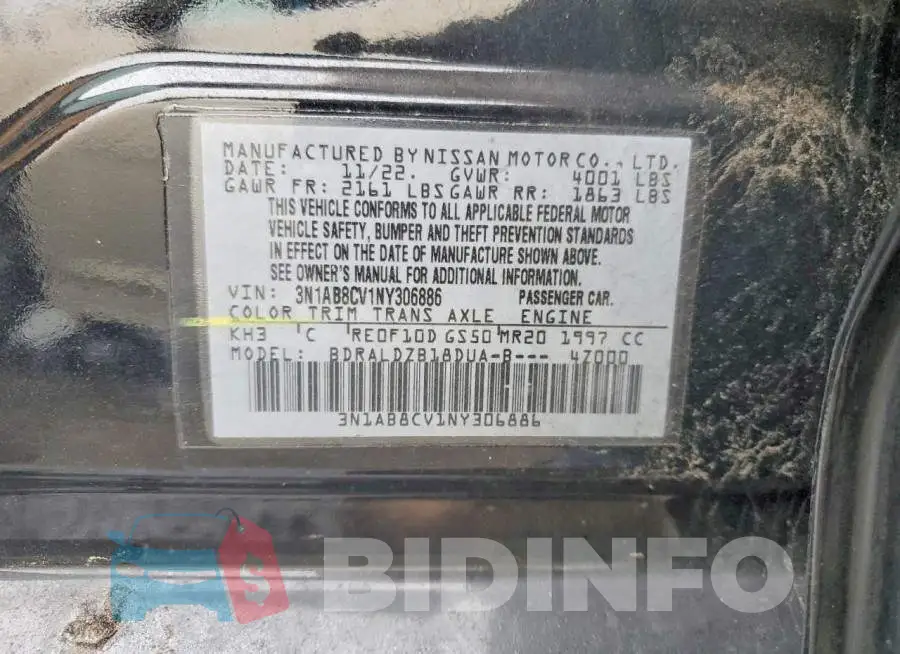 3N1AB8CV1NY306886 Photo# 12