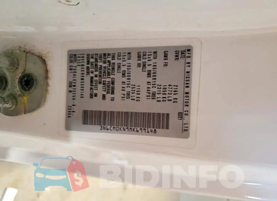 3N6CM0KN9MK699148 Photo# 12