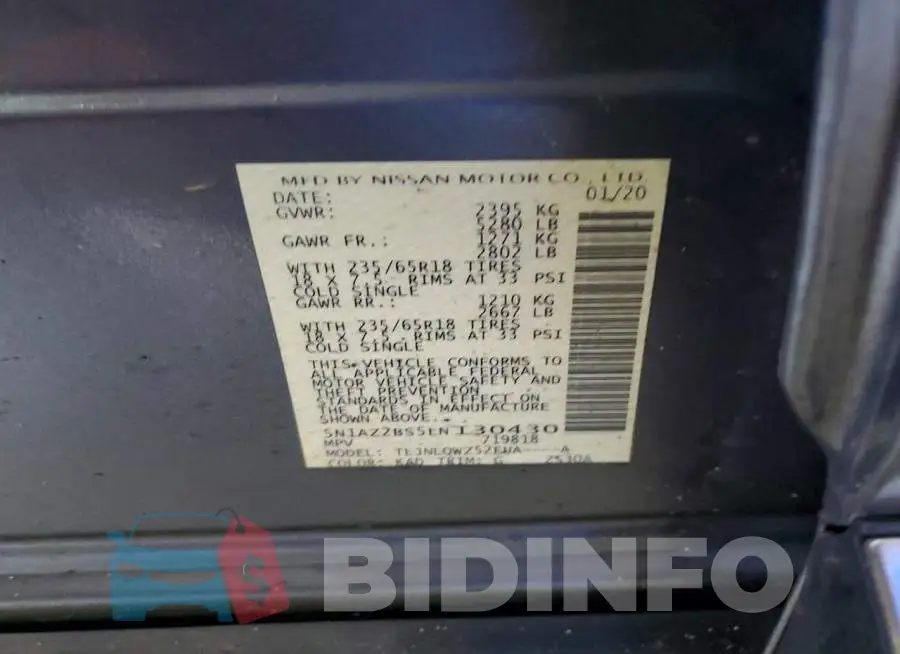 5N1AZ2BS5LN130430 Photo# 13