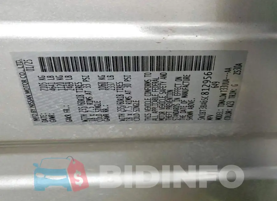 5N1BT3BA6SC812956 Photo# 14