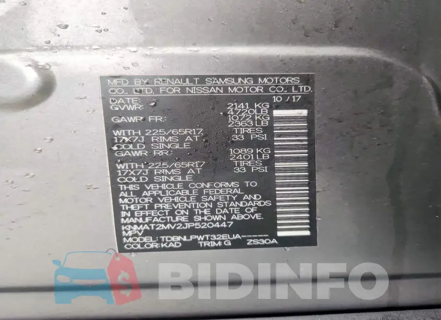 KNMAT2MV2JP520447 Photo# 13