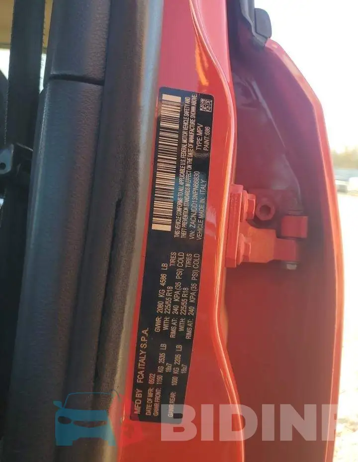 ZACNJDD13NPN66830 Photo# 13