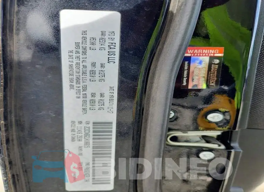 2C3CDXBG2JH186615 Photo# 12