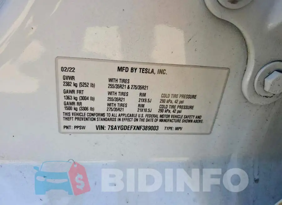7SAYGDEFXNF389003 Photo# 13