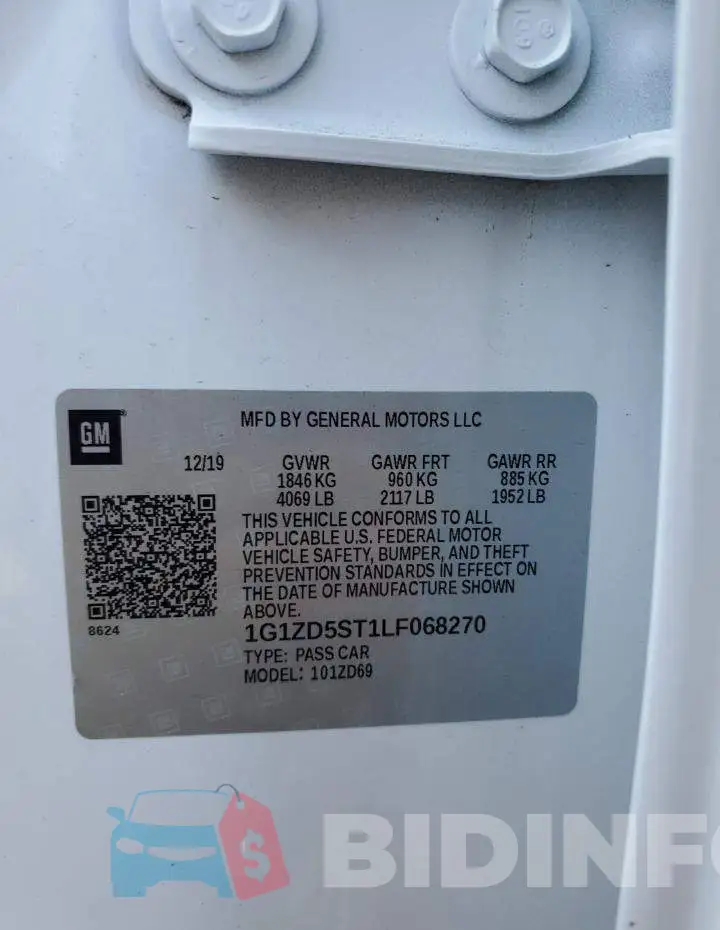 1G1ZD5ST1LF068270 Photo# 12