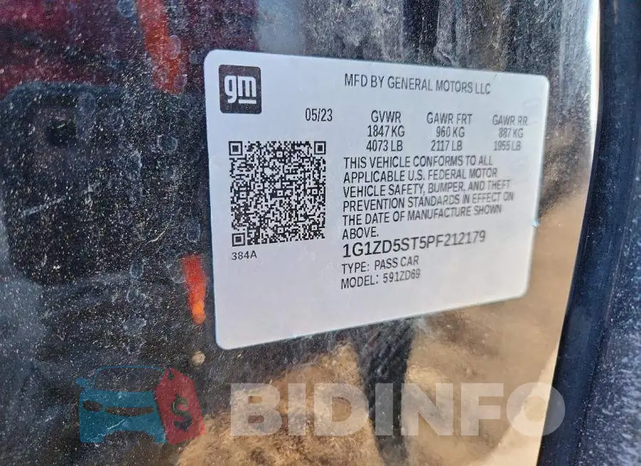 1G1ZD5ST5PF212179 Photo# 12