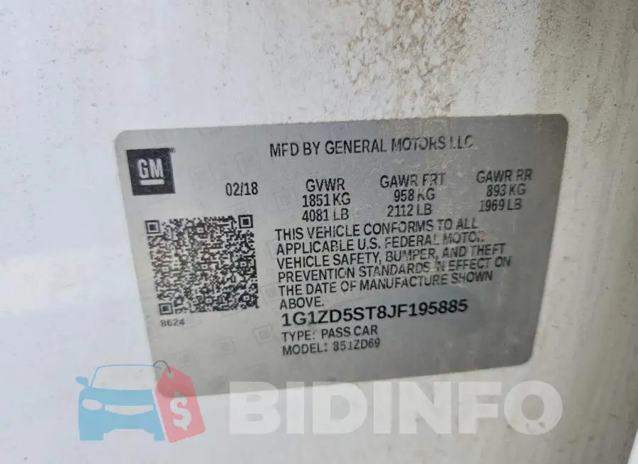 1G1ZD5ST8JF195885 Photo# 12