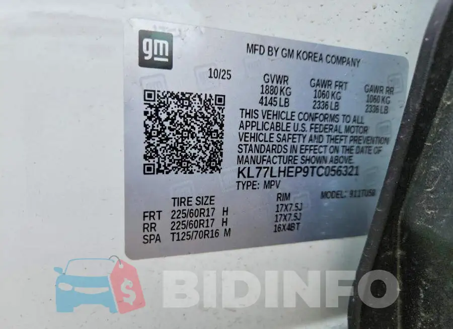 KL77LHEP9TC056321 Photo# 13