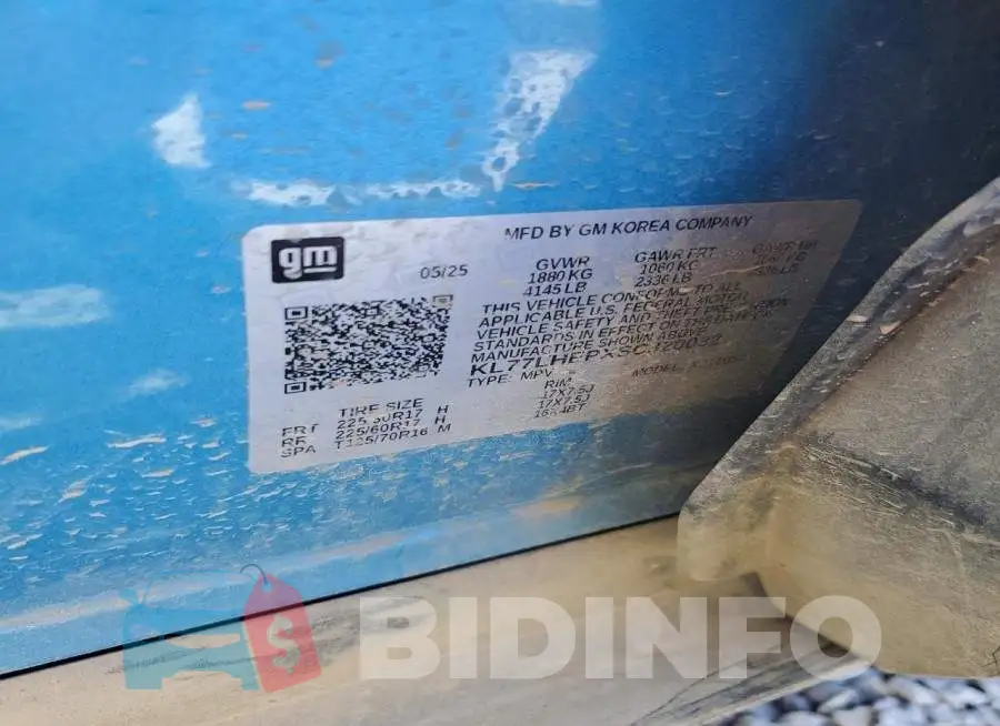 KL77LHEPXSC320032 Photo# 13