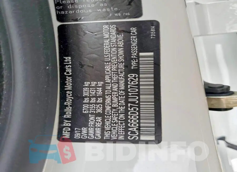 SCA666D57JU107629 Photo# 13