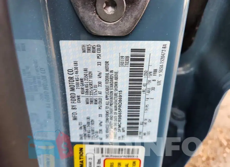 3FMCR9B65PRD86915 Photo# 12