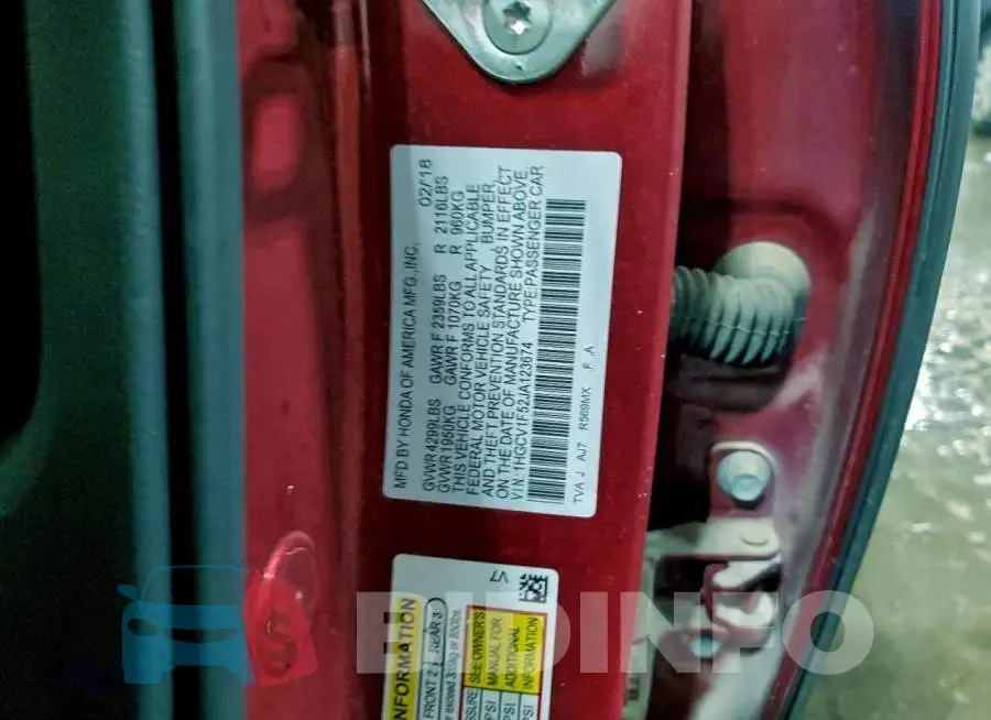 1HGCV1F52JA123674 Photo# 12
