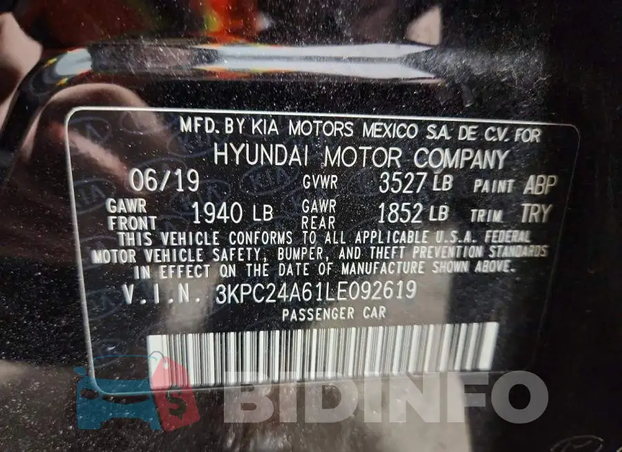 3KPC24A61LE092619 Photo# 13